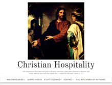 Tablet Screenshot of christianhospitality.org